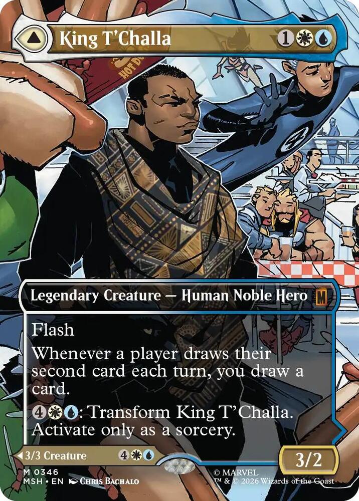 King T'Challa (Borderless) (0346) [Marvel Super Heroes] 346