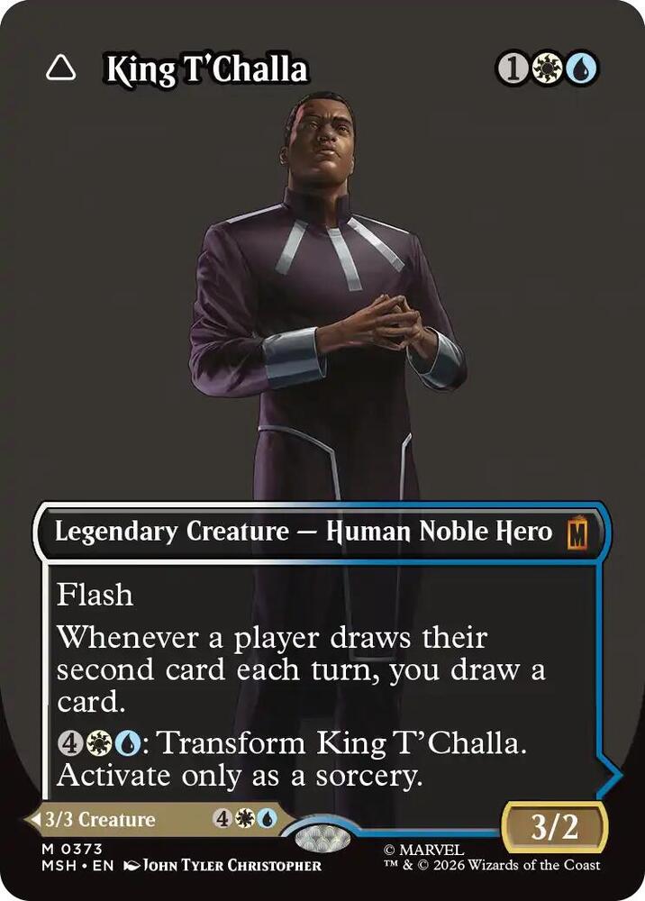 King T'Challa (Borderless) (0373) [Marvel Super Heroes] 373