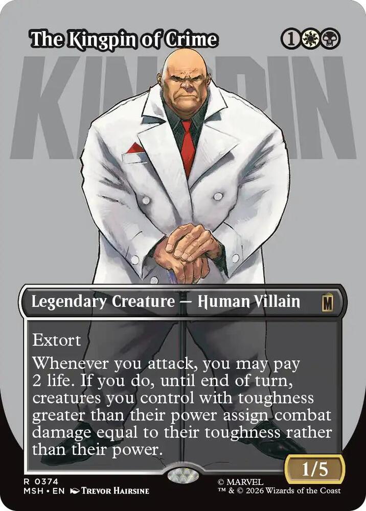 The Kingpin of Crime (Borderless) (0374) [Marvel Super Heroes] 374