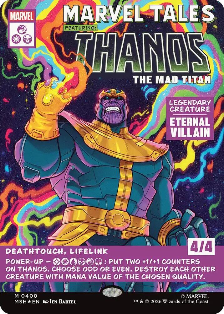 Thanos, The Mad Titan (Borderless) (0400) [Marvel Super Heroes] 400