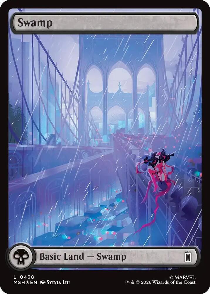Swamp (0438) (Surge Foil) [Marvel Super Heroes] 438