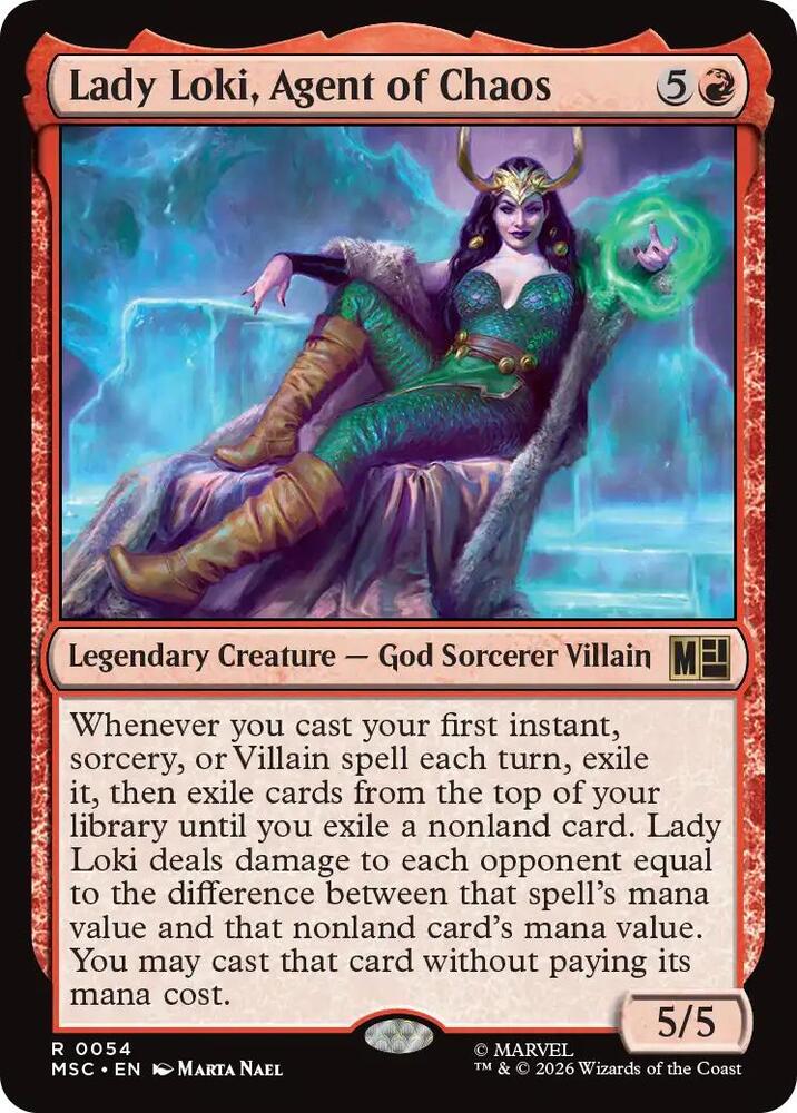 Lady Loki, Agent of Chaos [Commander: Marvel Super Heroes] 54