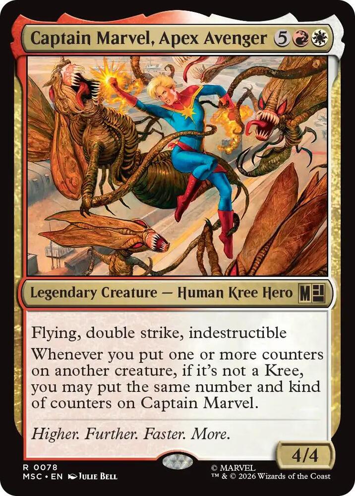 Captain Marvel, Apex Avenger [Commander: Marvel Super Heroes] 78