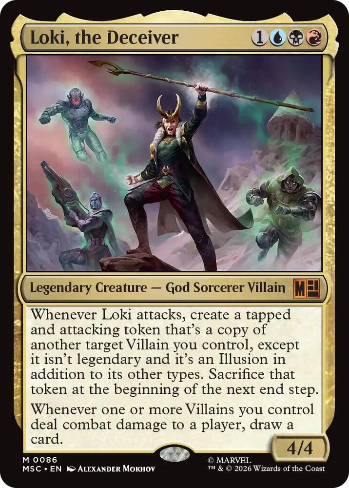 Loki, the Deceiver [Commander: Marvel Super Heroes] 86