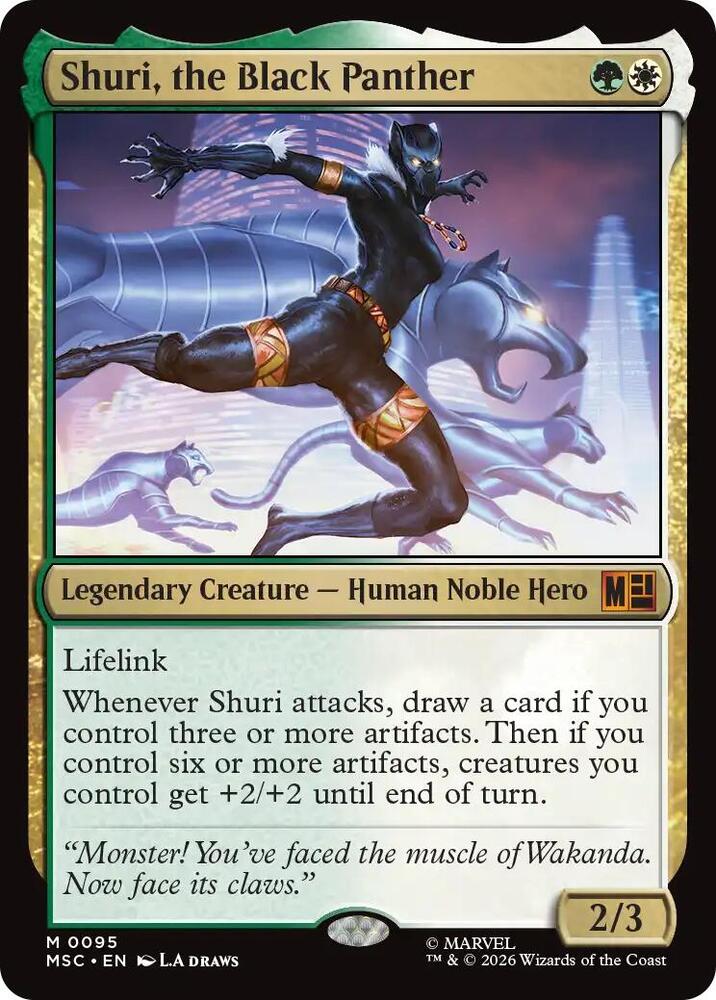 Shuri, the Black Panther [Commander: Marvel Super Heroes] 95