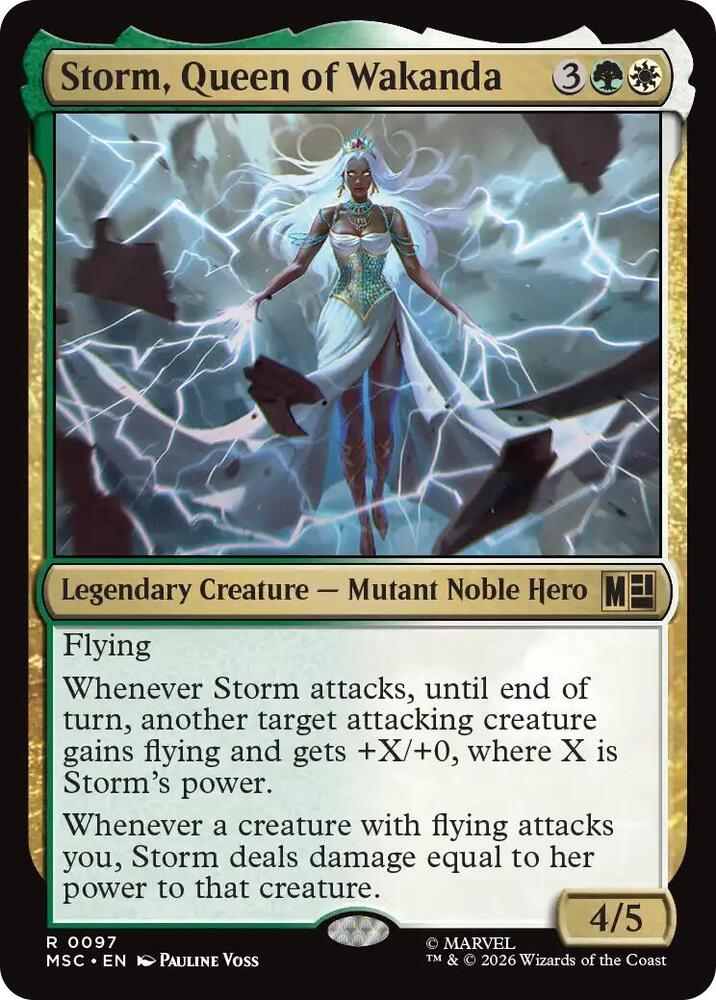 Storm, Queen of Wakanda [Commander: Marvel Super Heroes] 97