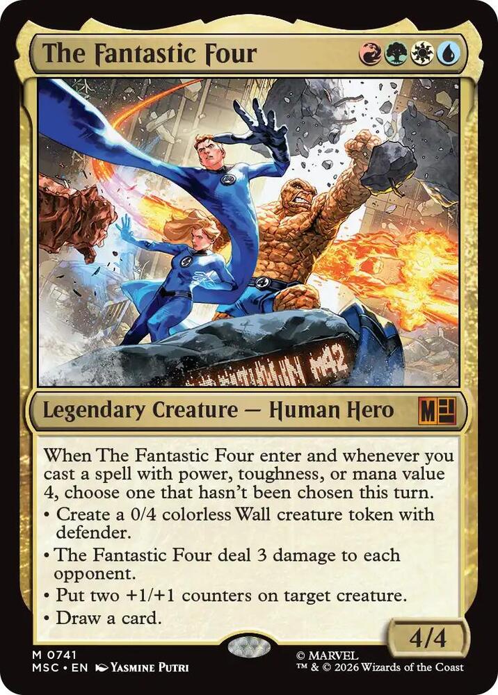 The Fantastic Four [Commander: Marvel Super Heroes] 741