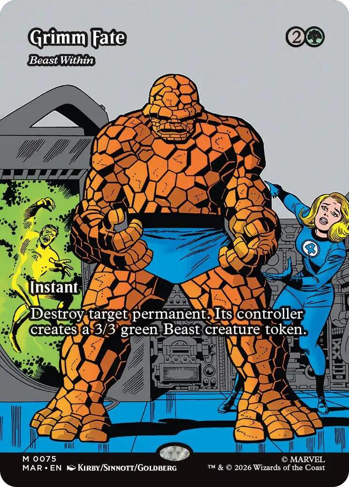 Grimm Fate - Beast Within (Borderless) [Marvel Universe Eternal-Legal] 75