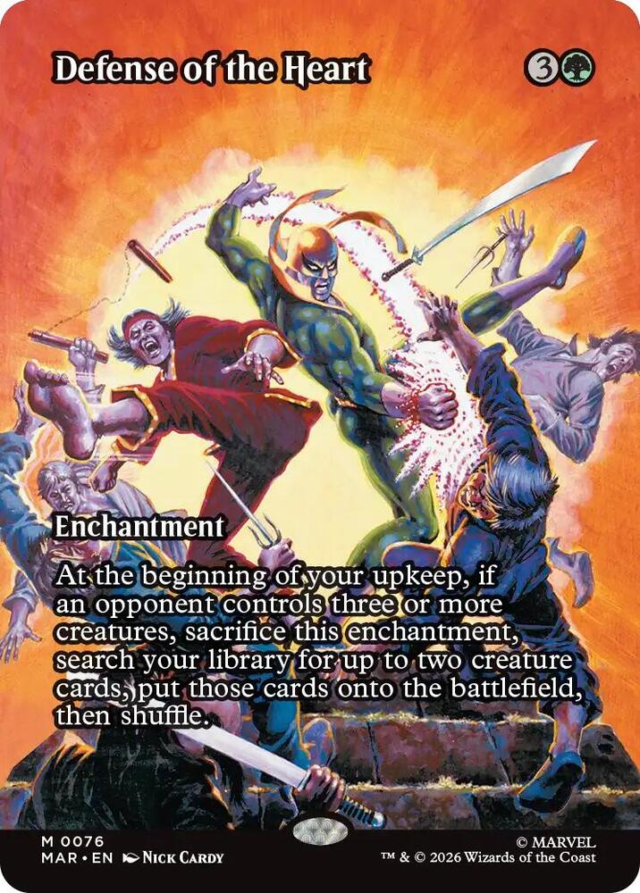 Defense of the Heart (Borderless) [Marvel Universe Eternal-Legal] 76