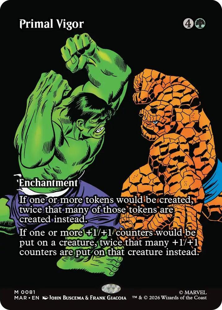 Primal Vigor (Borderless) [Marvel Universe Eternal-Legal] 81