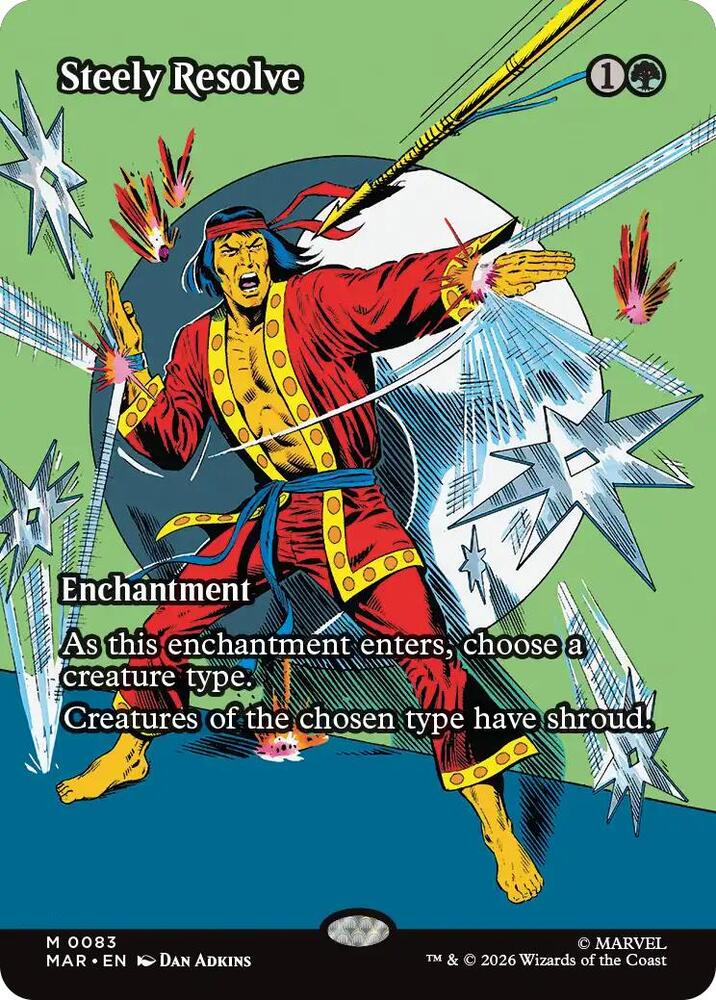 Steely Resolve (Borderless) [Marvel Universe Eternal-Legal] 83