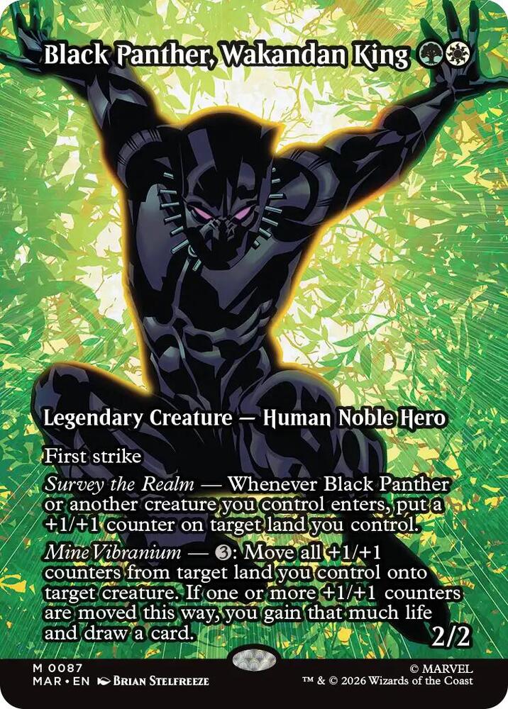 Black Panther, Wakandan King (Borderless) [Marvel Universe Eternal-Legal] 87