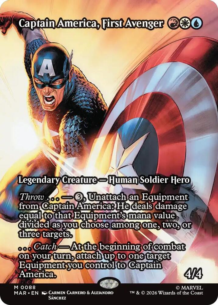 Captain America, First Avenger (Borderless) [Marvel Universe Eternal-Legal] 88