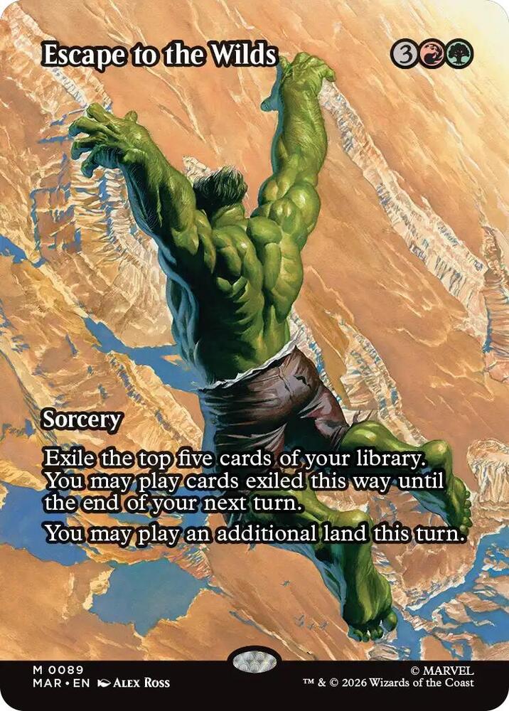 Escape to the Wilds (Borderless) [Marvel Universe Eternal-Legal] 89
