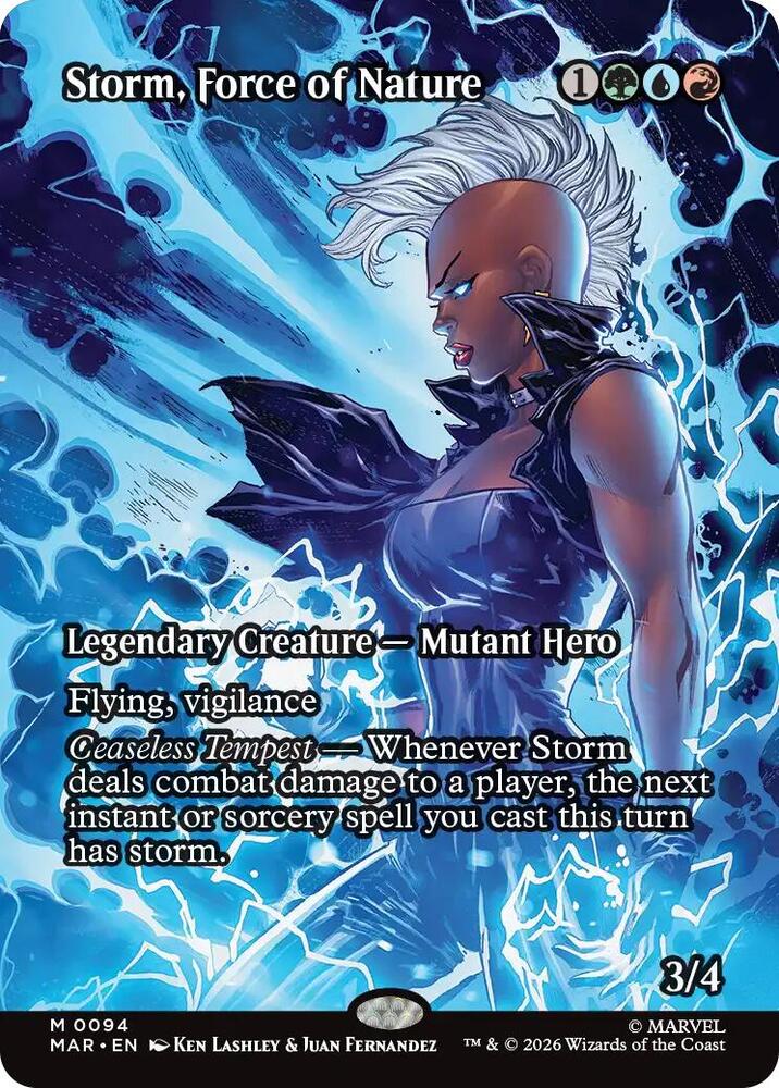Storm, Force of Nature (Borderless) [Marvel Universe Eternal-Legal] 94