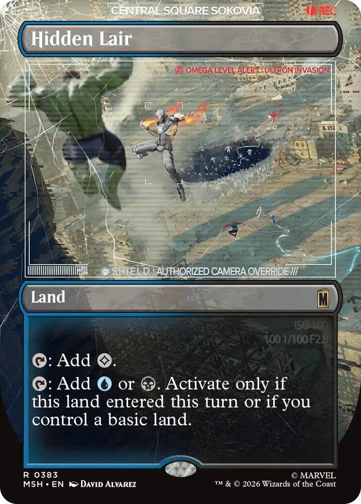 Hidden Lair (Borderless) [Marvel Super Heroes] 383
