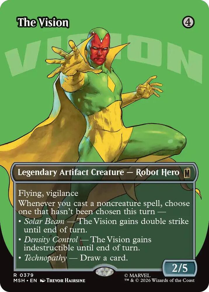 The Vision (Borderless) [Marvel Super Heroes] 379