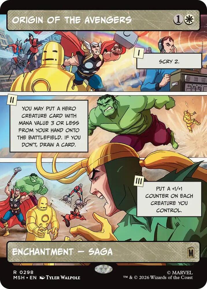 Origin of the Avengers (Borderless) [Marvel Super Heroes] 298