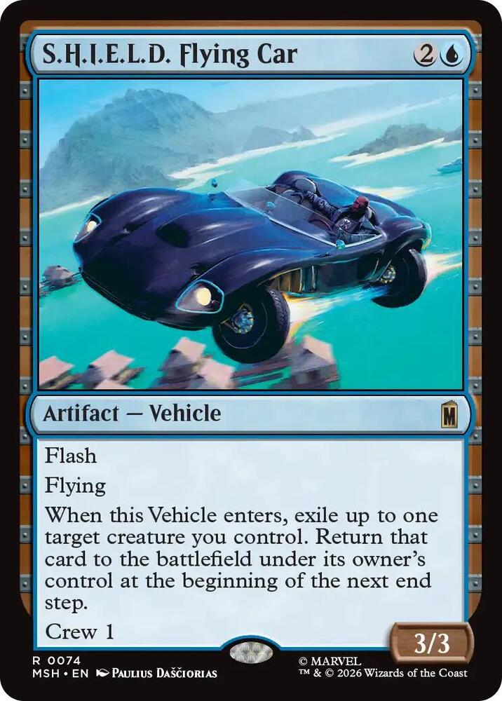 S.H.I.E.L.D. Flying Car [Marvel Super Heroes] 74