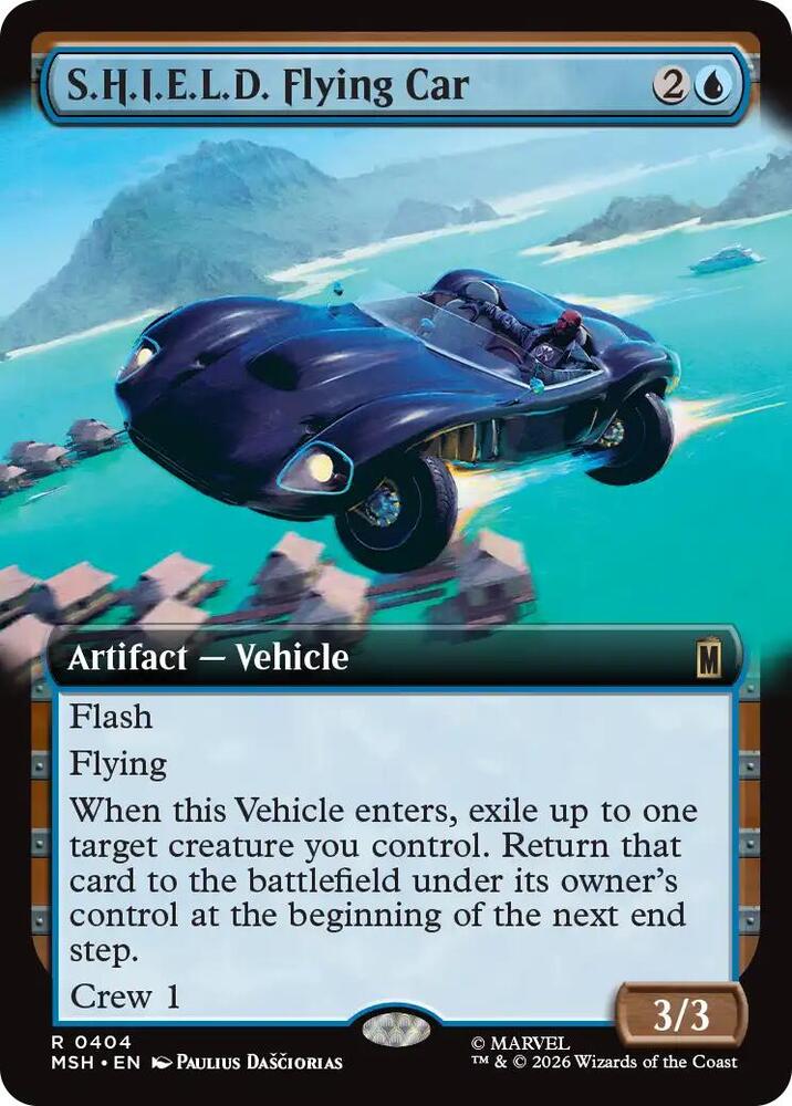 S.H.I.E.L.D. Flying Car (Extended Art) [Marvel Super Heroes] 404