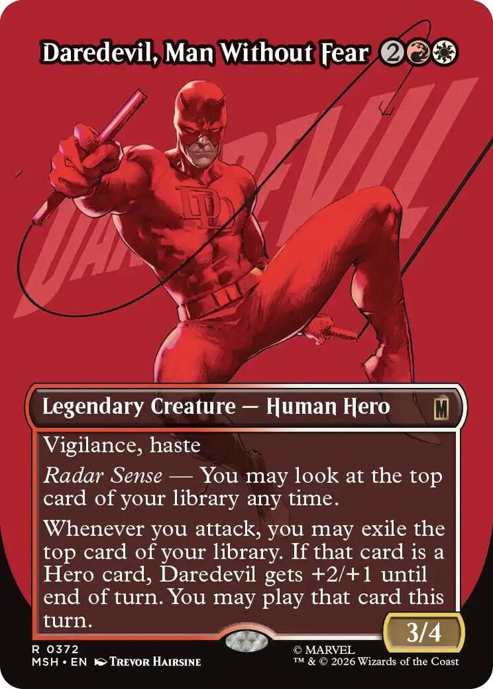 Daredevil, Man Without Fear (Borderless) (0372) [Marvel Super Heroes] 372