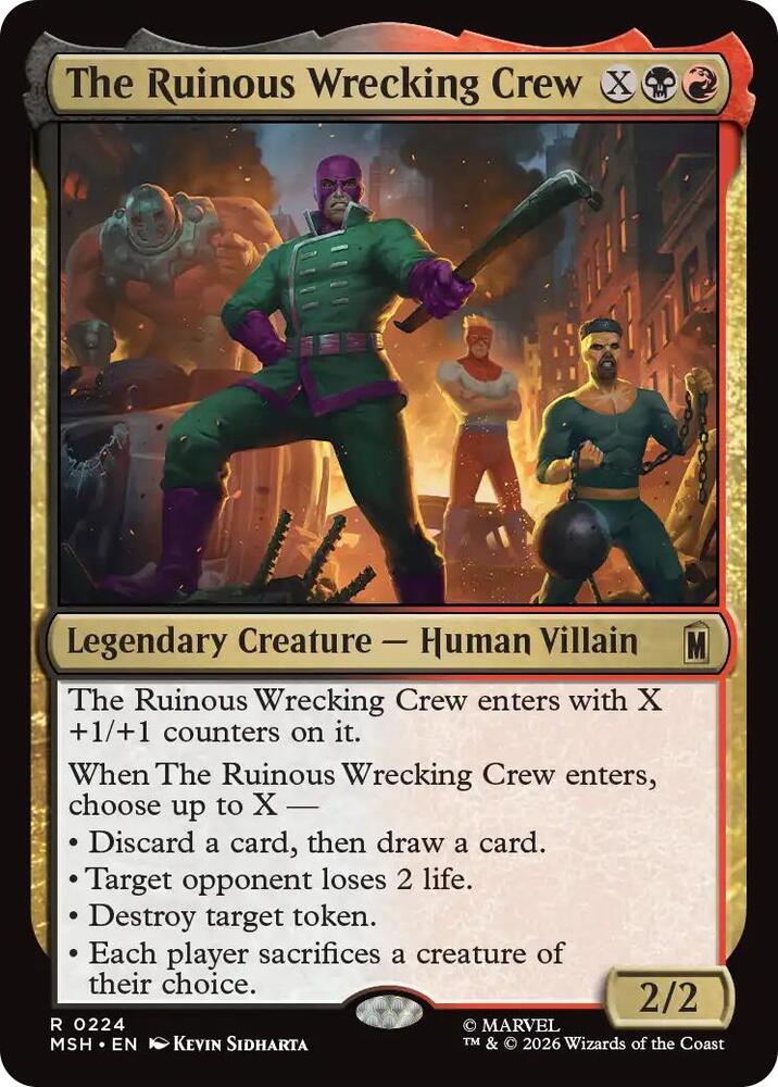 The Ruinous Wrecking Crew [Marvel Super Heroes] 224