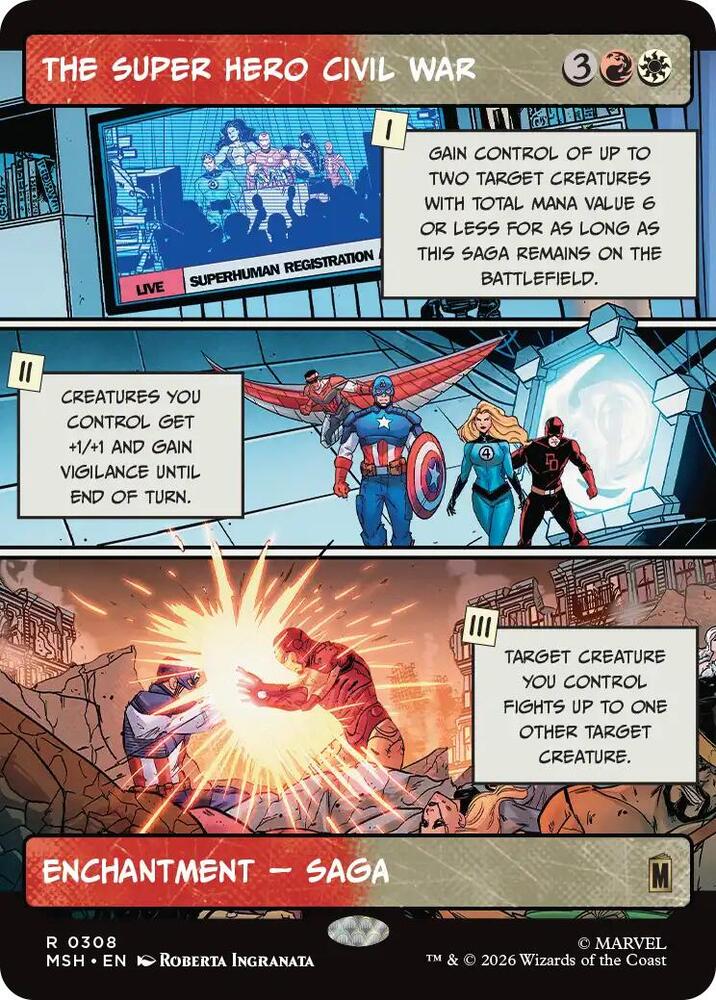 The Super Hero Civil War (Borderless) [Marvel Super Heroes] 308