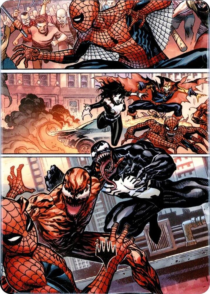 Maximum Carnage Art Card (Gold-Stamped Planeswalker Symbol) [Art Series: Marvel's Spider-Man] 46