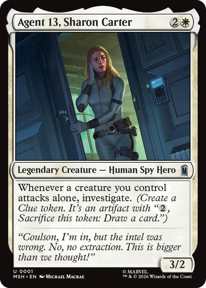 Agent 13, Sharon Carter [Marvel Super Heroes] 1