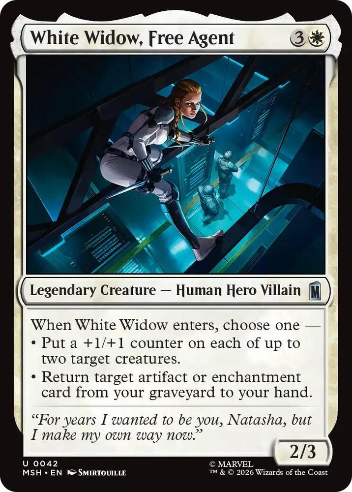 White Widow, Free Agent [Marvel Super Heroes] 42