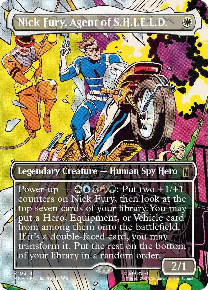 Nick Fury, Agent of S.H.I.E.L.D. (Borderless) (0314) [Marvel Super Heroes] 314