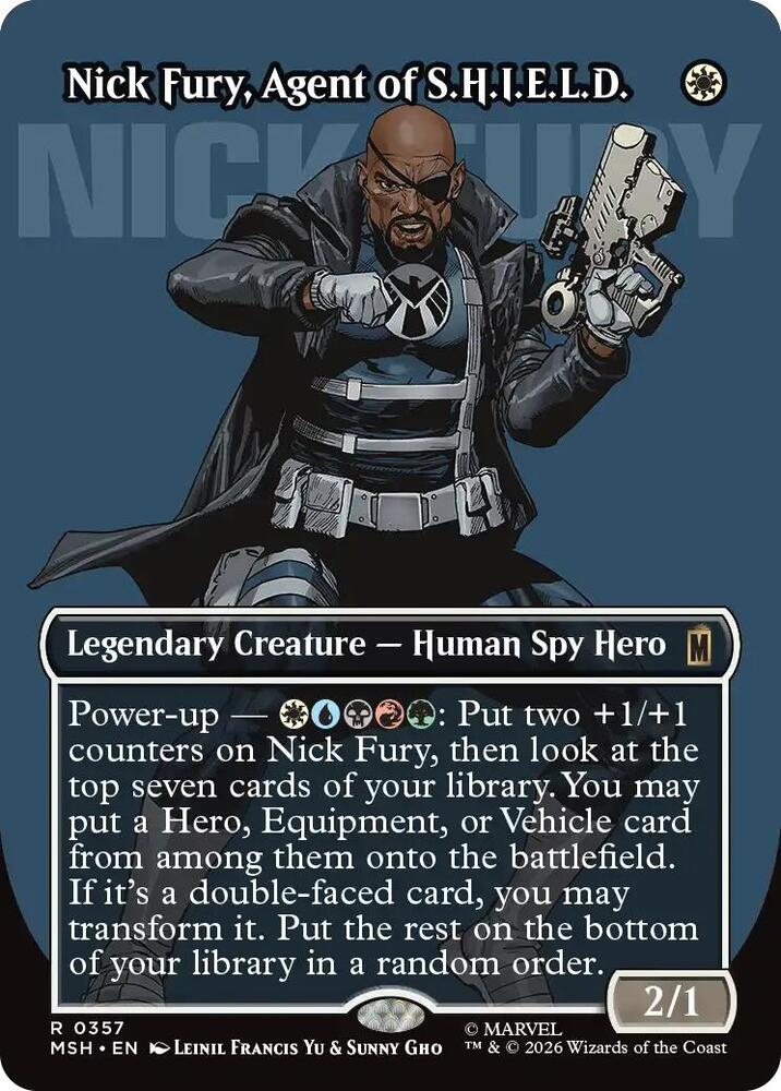 Nick Fury, Agent of S.H.I.E.L.D. (Borderless) (0357) [Marvel Super Heroes] 357