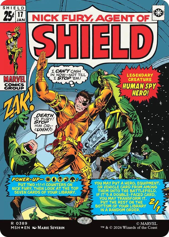 Nick Fury, Agent of S.H.I.E.L.D. (Borderless) (0389) [Marvel Super Heroes] 389