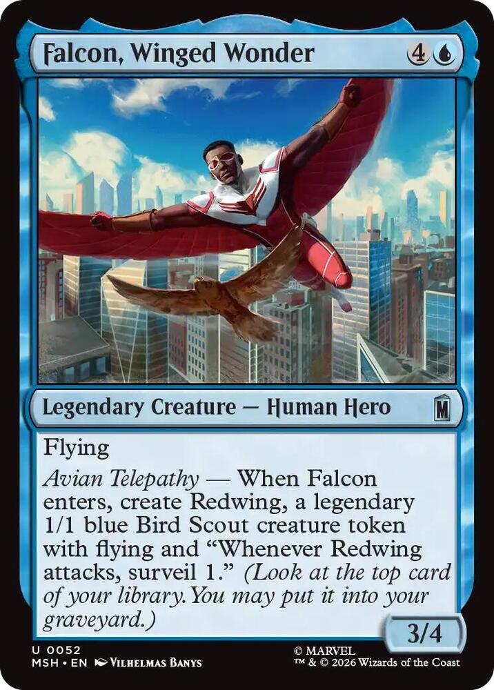 Falcon, Winged Wonder [Marvel Super Heroes] 52