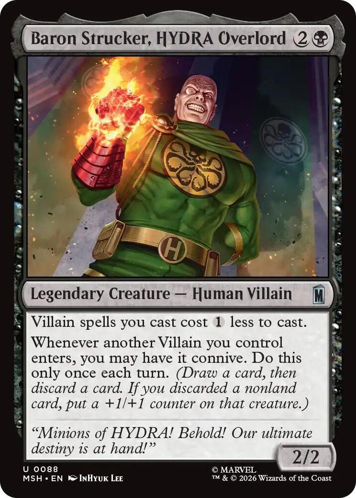 Baron Strucker, HYDRA Overlord [Marvel Super Heroes] 88