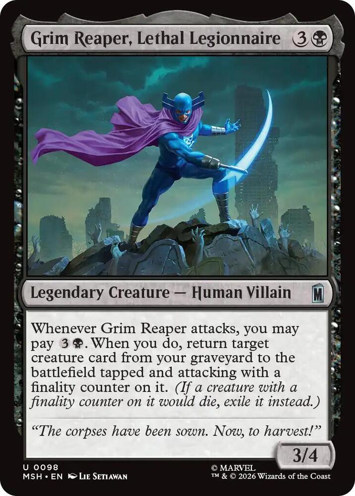 Grim Reaper, Lethal Legionnaire [Marvel Super Heroes] 98