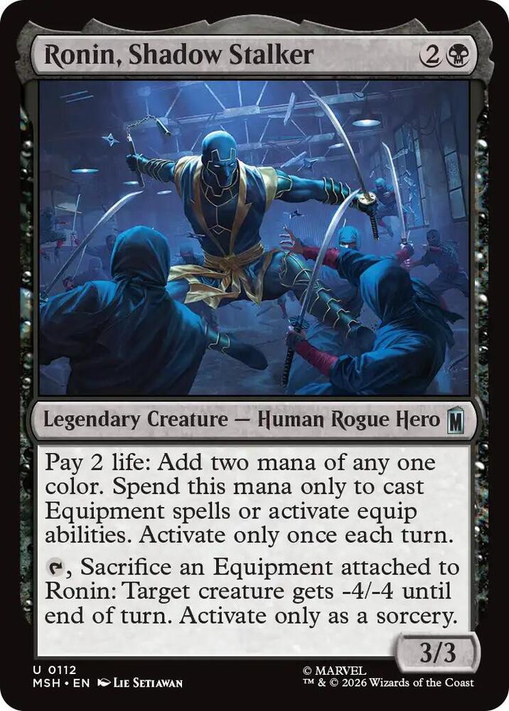Ronin, Shadow Stalker [Marvel Super Heroes] 112