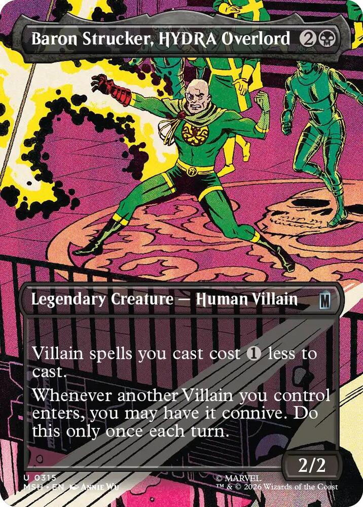 Baron Strucker, HYDRA Overlord (Borderless) [Marvel Super Heroes] 315