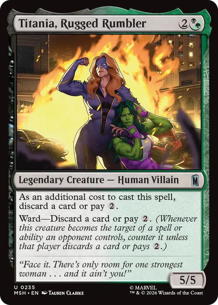 Titania, Rugged Rumbler [Marvel Super Heroes] 235