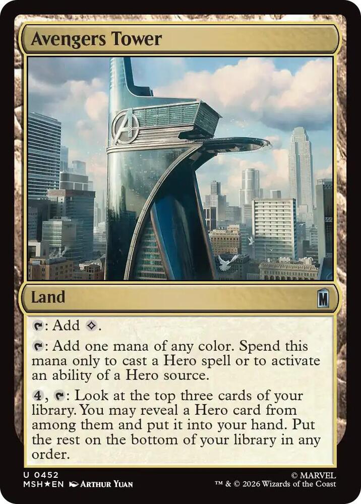 Avengers Tower (Surge Foil) [Marvel Super Heroes] 452