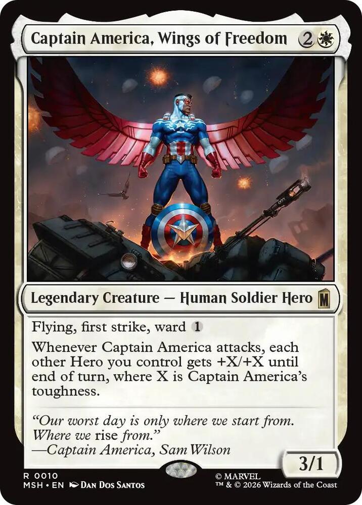 Captain America, Wings of Freedom [Marvel Super Heroes] 10