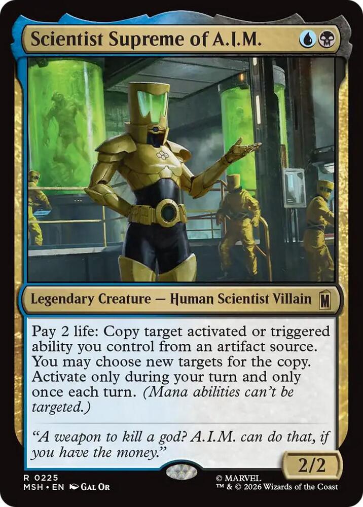 Scientist Supreme of A.I.M. [Marvel Super Heroes] 225