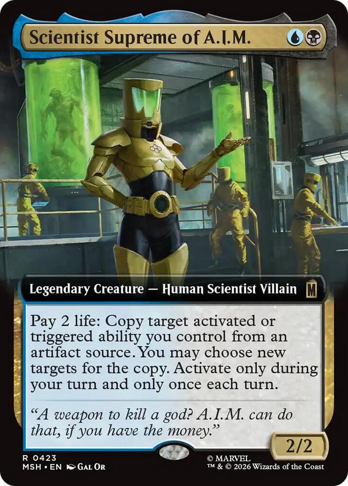 Scientist Supreme of A.I.M. (Extended Art) [Marvel Super Heroes] 423