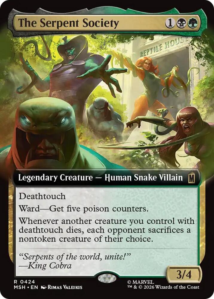 The Serpent Society (Extended Art) [Marvel Super Heroes] 424