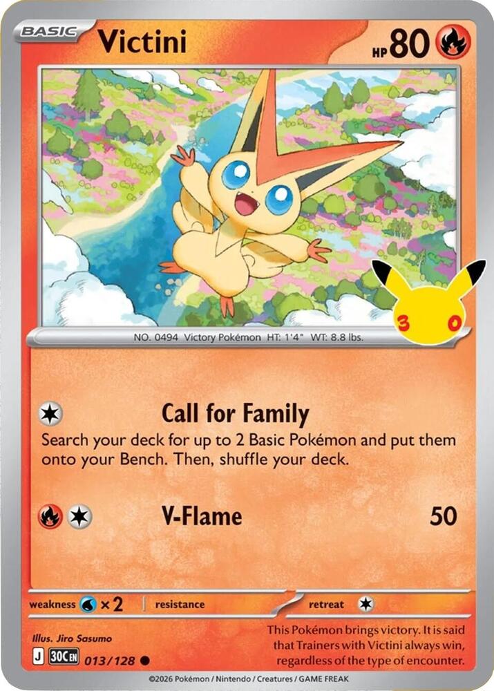 Victini [ME: 30th Celebration] 013/128