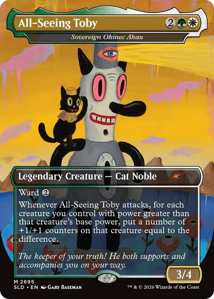 All-Seeing Toby - Sovereign Okinec Ahau [Secret Lair Drop Series] 2695