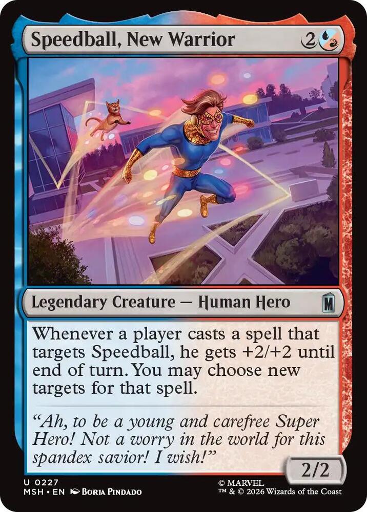 Speedball, New Warrior [Marvel Super Heroes] 227