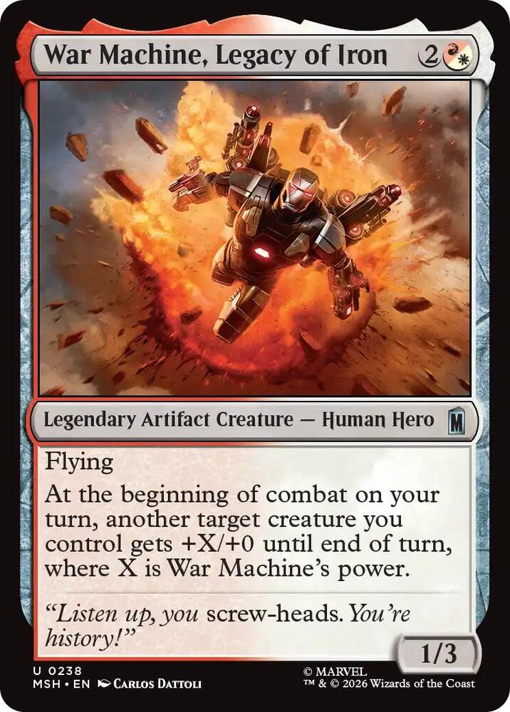 War Machine, Legacy of Iron [Marvel Super Heroes] 238