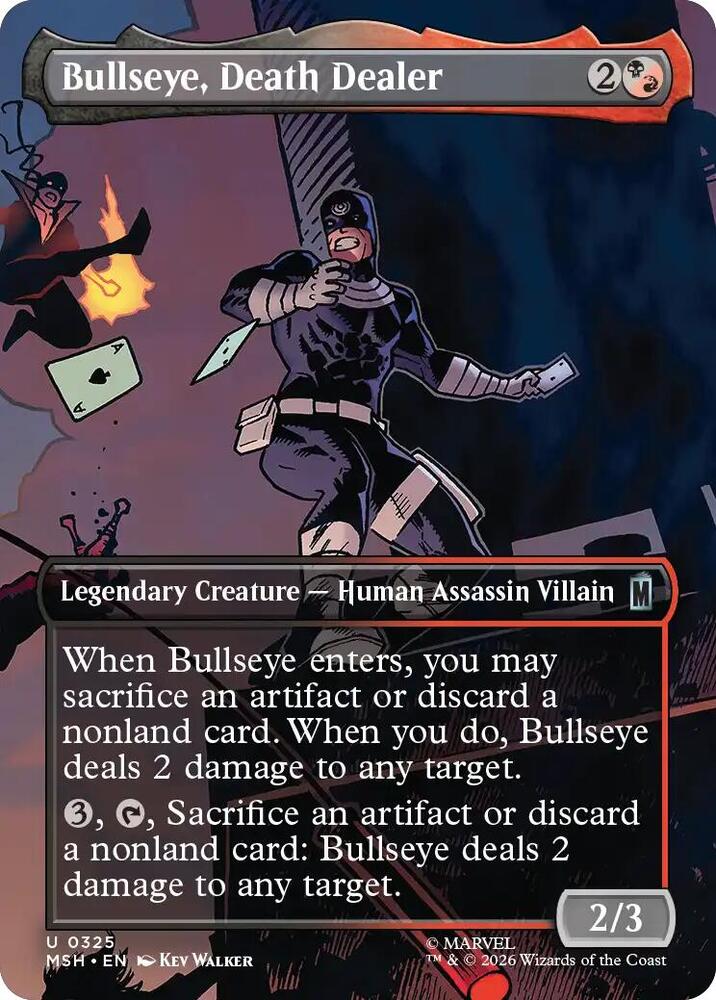 Bullseye, Death Dealer (Borderless) [Marvel Super Heroes] 325