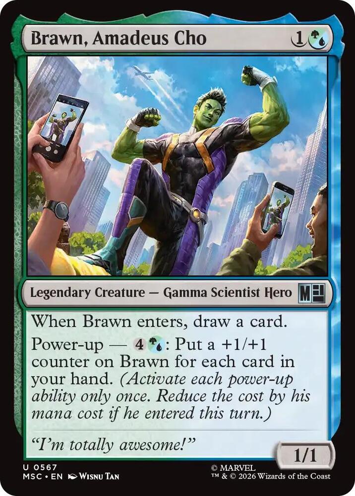 Brawn, Amadeus Cho [Commander: Marvel Super Heroes] 567